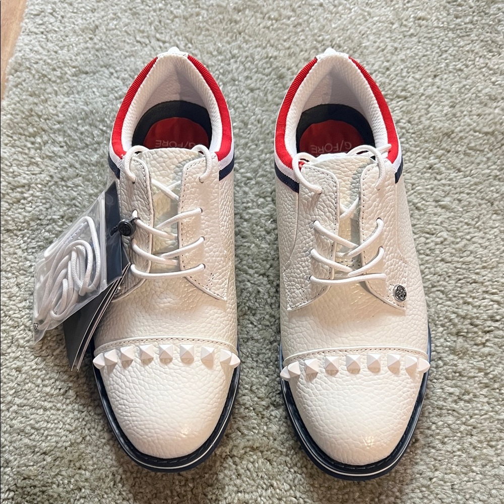 Women’s size 7.5 gross grain  stud cap toe gallivanterr Gfore brand